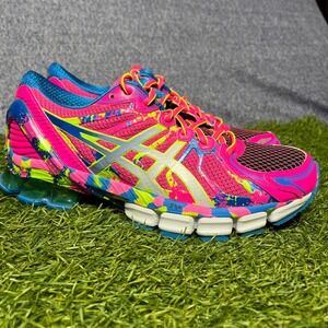 Asics Gel Sendai 2 Hot Pink Camo Womens Size 9 Sneaker T4A6N Discontinued RARE
